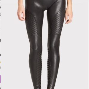 SPANX MOTO LEGGINGS- small petite